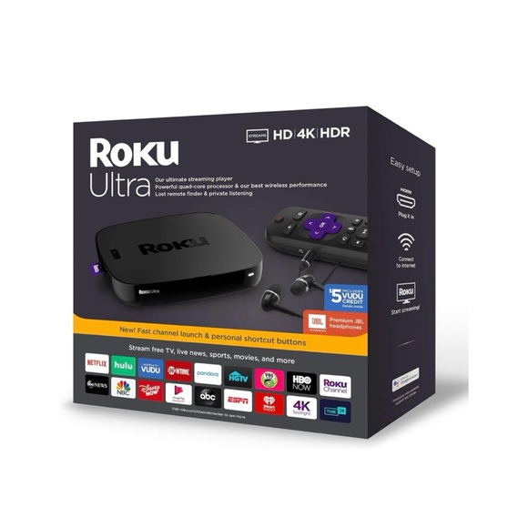 Roku Ultra Streaming Media Player 4K HD - Picture 1 of 5